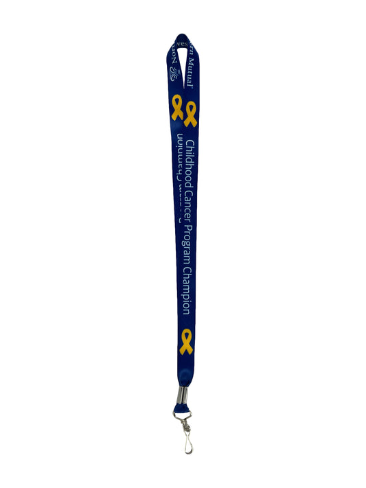 Cancer Program Lanyards - Blue