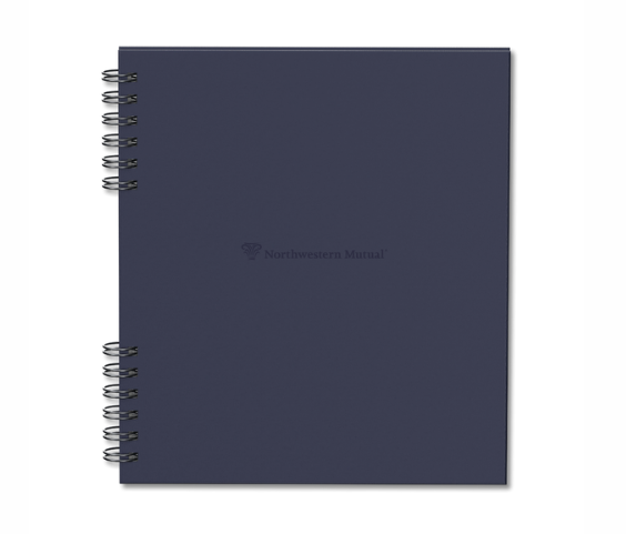 Colorpulse Hard Cover Spiral Journal