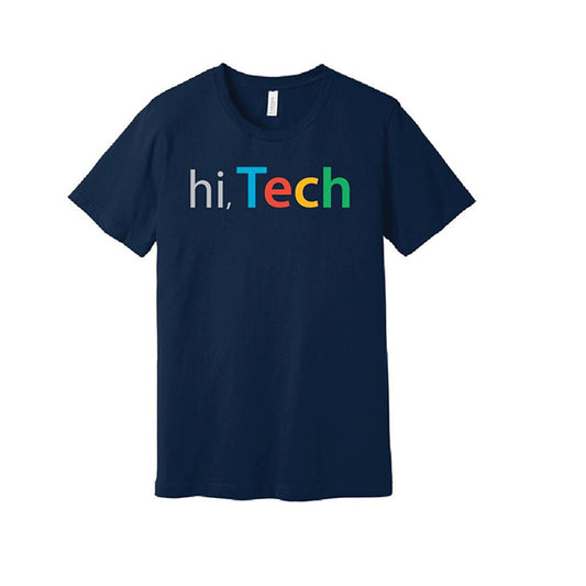 hi, Tech - BELLA+CANVAS ® Unisex Jersey Short Sleeve Tee